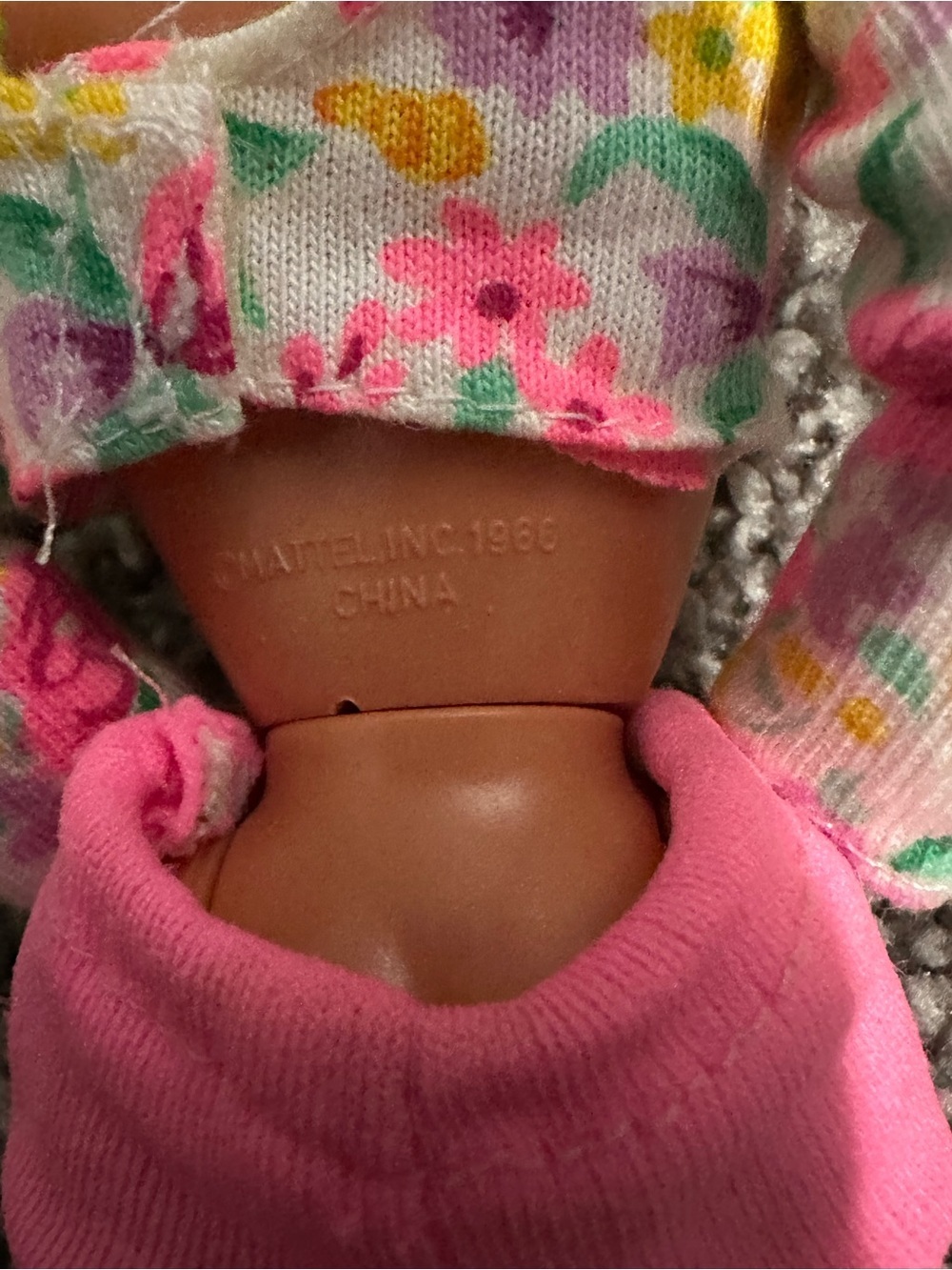 Vintage Mattel barbie Floral Top with Pink Capris - Picture 5 of 6